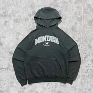 2010's "Montana" Spellout Lightweight Graphic Hoodie